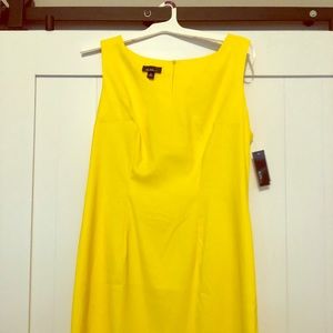 NWOT Stretch yellow dress
